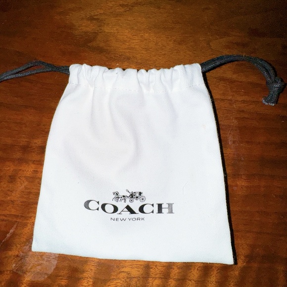 Coach Tabby Mini Handbag Charm Paperclip Link Toggle Bracelet Goldtone NEW - Picture 6 of 7